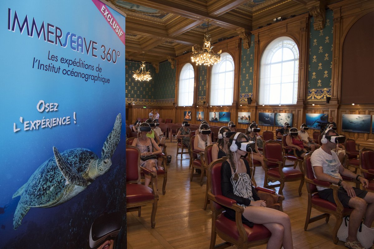 Our latest 360° film now showing <a href="/OceanoMonaco/">MuséeOcéanographique</a>. Dive in the remote coral reefs of the Philippines! #ImmerSEAve 360°