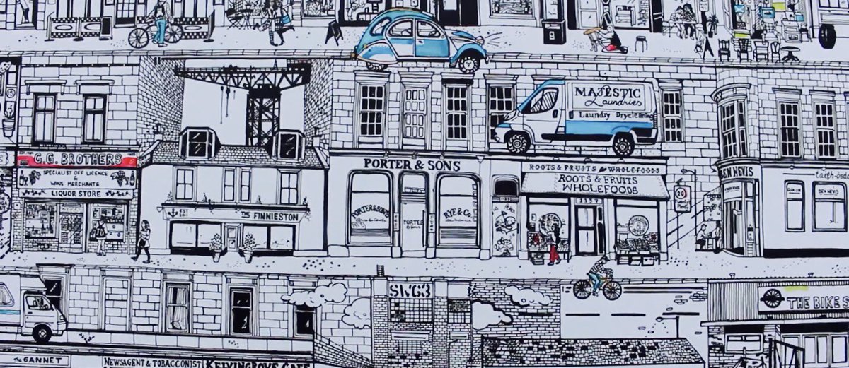 All change: how you need to be quick on the draw in #Finnieston bit.ly/2aDLA2K @hiddenlanetea