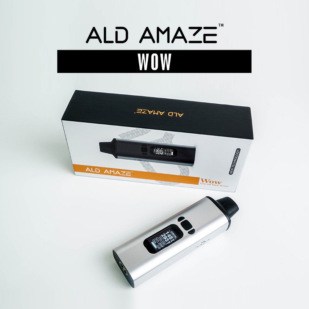 "WOW" is available now. I prefer silvery guy and you? #vape #cannabis #dryherb #vaporizer #cannabisvaping