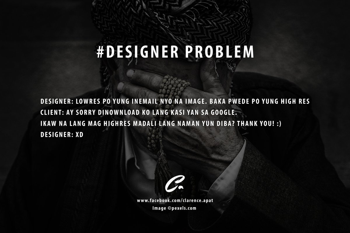 clarenceapat's tweet image. That Feeling #DesignerProblem