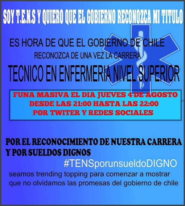 KellyCo55736714's tweet photo. Cuando eres TENS, sabes que cada día 
Tocaras una vida y que una vida tocara la tuya #TENSporUnSueldoDigno https://t.co/6PdSoD4feg
