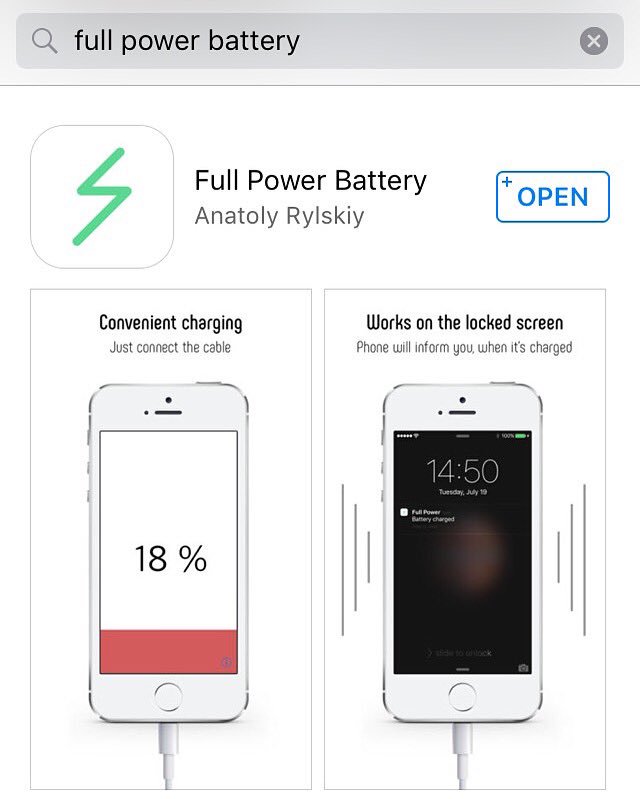App Store👉Full Power Battery v3.0