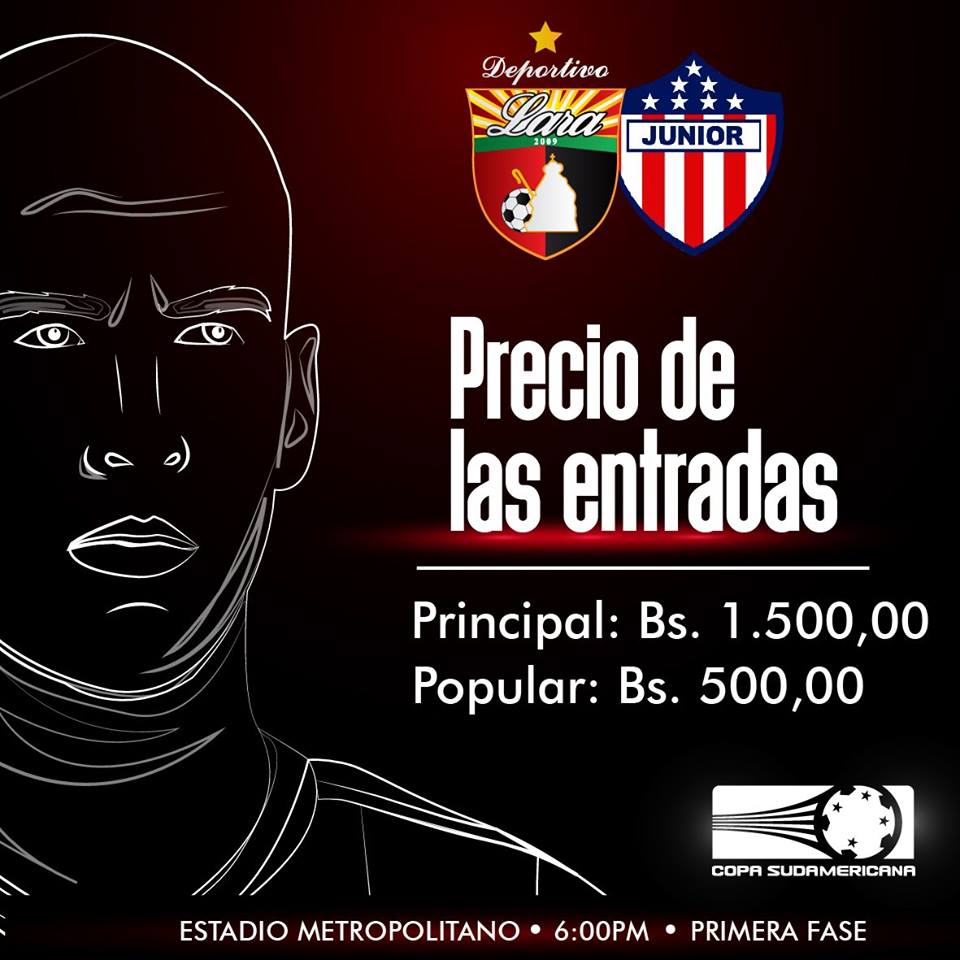 DeporLara's tweet photo. Este Martes 09/08 - 6:00pm, @DeportivoLara arranca su caminar en Copa Sudamericana.
#DaleDepor  #ContigoDeporVida https://t.co/XXPzNwbOCA