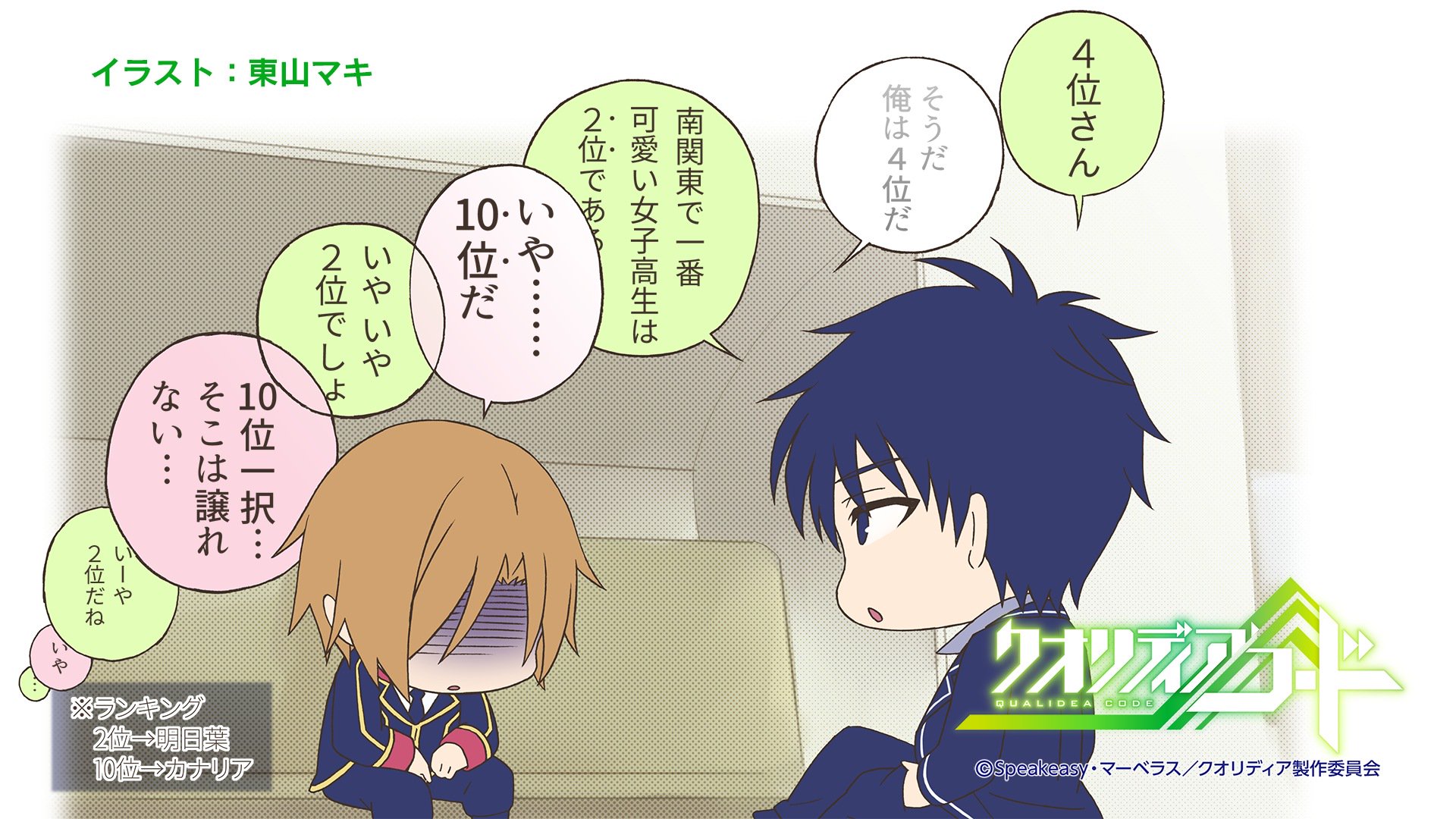 アニメ クオリディア コード エンドカード公開 アニメ クオリディア コード お楽しみ頂いておりますでしょうか 明日の第5話放送に向けて第4話の各局別エンドカードをご紹介 Tokyo Mx Tvk チバテレ その他の局です 配信もお楽しみに