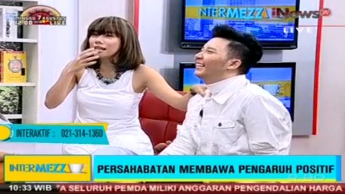 RT @OfficialiNewsTV: Persahabatan membawa pengaruh positif #iNewsIntermezzo