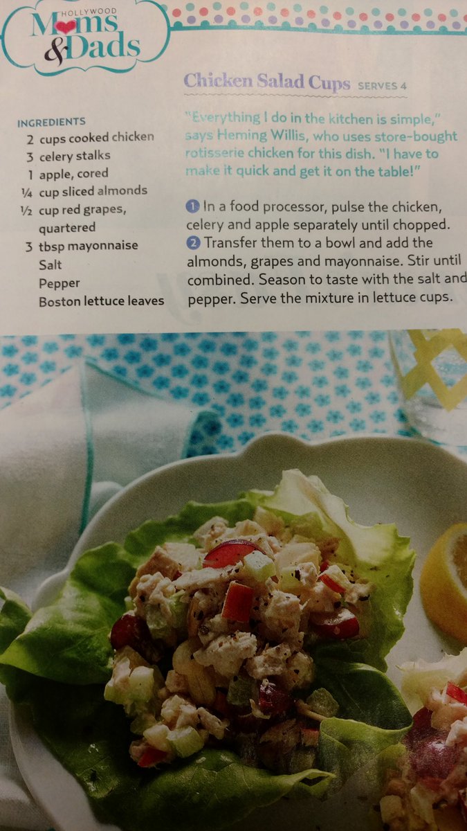 #Chicken Salad Cups #Recipe by Chef/Mom #EmmaHemingWillis. Store-bought rotisserie chicken gets dish on table quick!