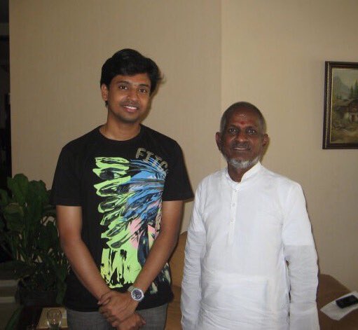 aalaapraju's tweet photo. Some memories stay forever! At #NothingButWind concert live :)) Maestro @IlaiyaraajaFans! https://t.co/LQgE3Lld78