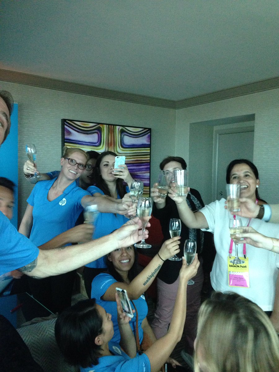 paulacaprikeyak's tweet photo. Cheers @HPBusiness to a successful #SecureMyUpgrade #BHUSA https://t.co/9lG5wDYQgp