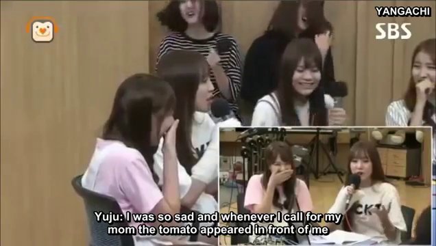 yeochinships's tweet photo. Yuju's recalling about her worst ever nightmare.
UJ: She was crying hard next to my bed!
#tomatomom https://t.co/nUJYJytcXp