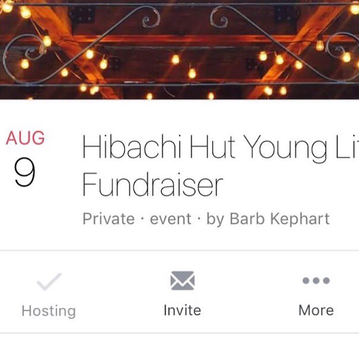 mangelaroselive's tweet photo. FRIENDS!!! Go to Hibachi Hut Aug 9 &amp; show them this picture! YL will receive up to 25% of the profit if you go! https://t.co/qJEnobnZ0q