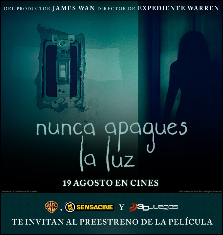 juantfilms's tweet photo. VEN AL PREESTRENO DE #NuncaApaguesLaLuz en #Valencia con nosotros, bases aquí: https://t.co/azWxo5R9cC https://t.co/3O7p467ycx