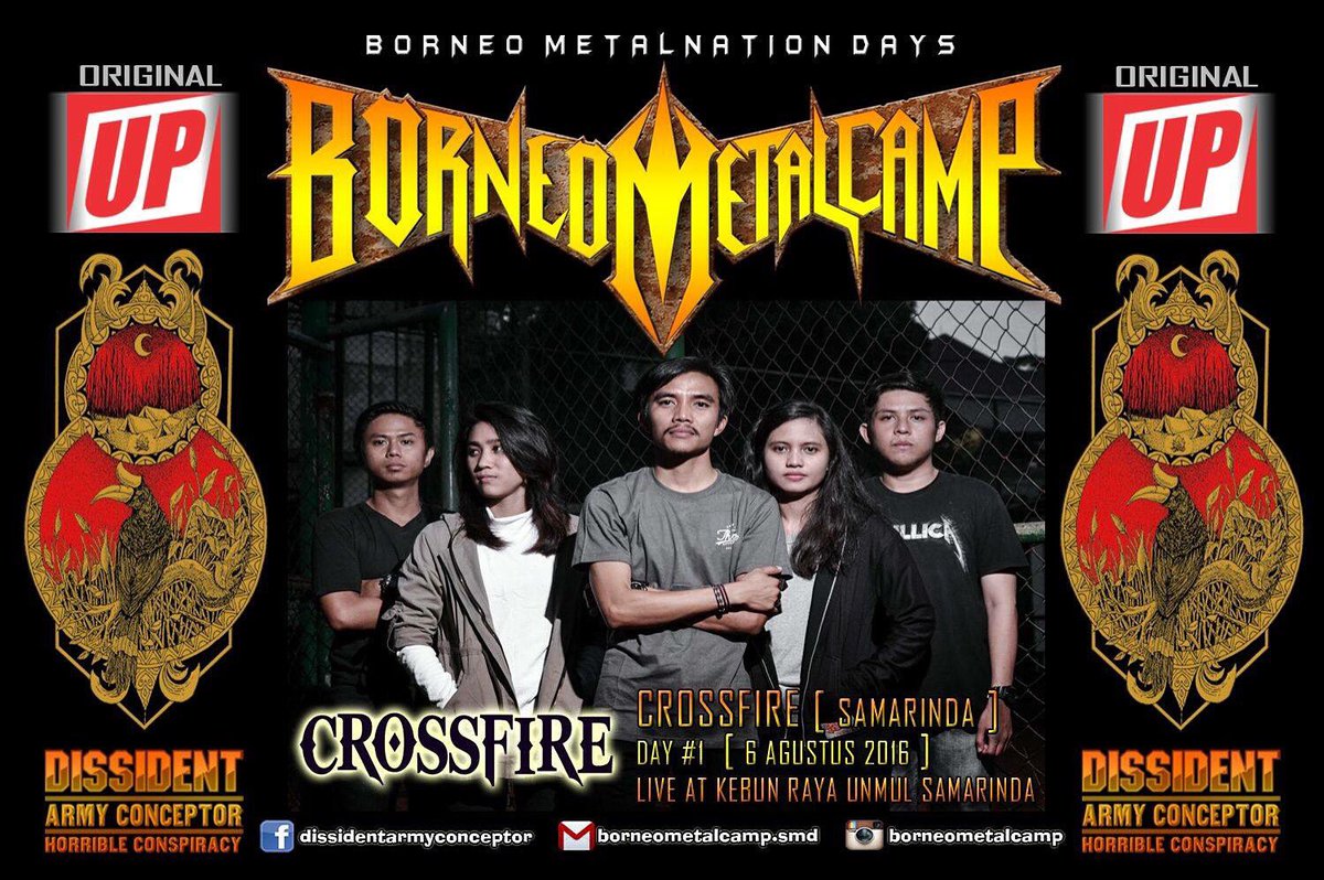 Sabtu 6 Juni kami akan naik panggung jam 5 sore di Borneo Metal Camp, Kebun Raya Samarinda.
Don't miss it!