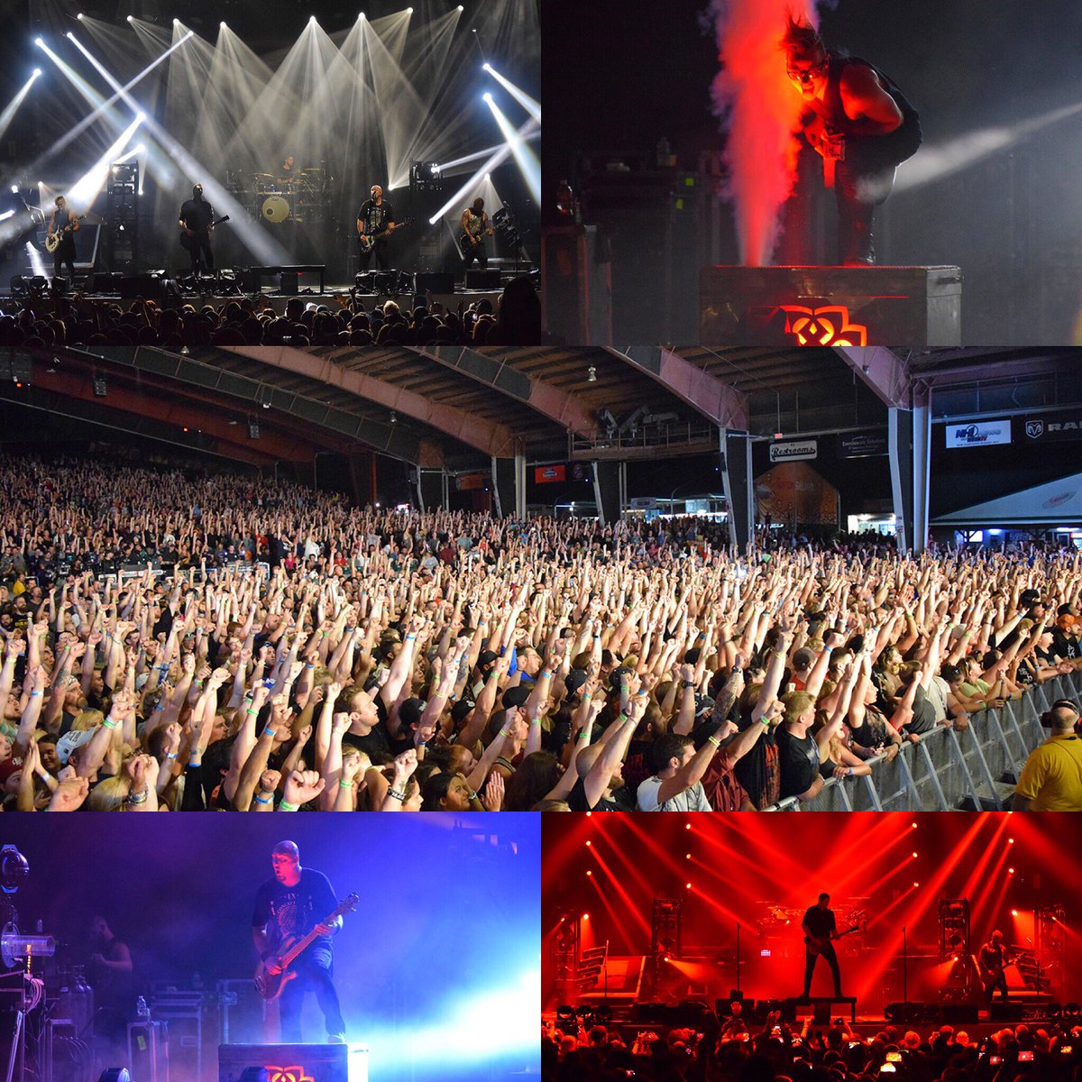 breakingbenj's tweet photo. New Hampshire it was awesome rocking with you guys again tonight! We love you! #tour #breakingbenjamin https://t.co/v4YaOfXK0r