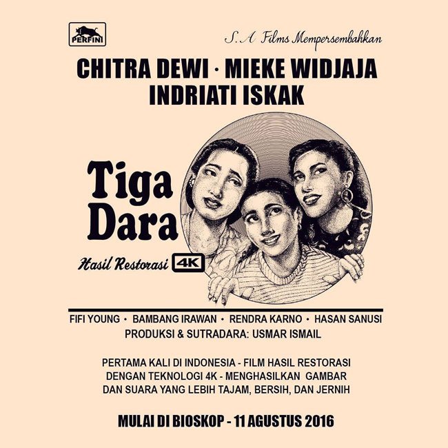 "Film 'Tiga Dara' Berpengaruh Pada Perkembangan Indonesia Pasca Kemerdekaan" bit.ly/2aq2ZLS