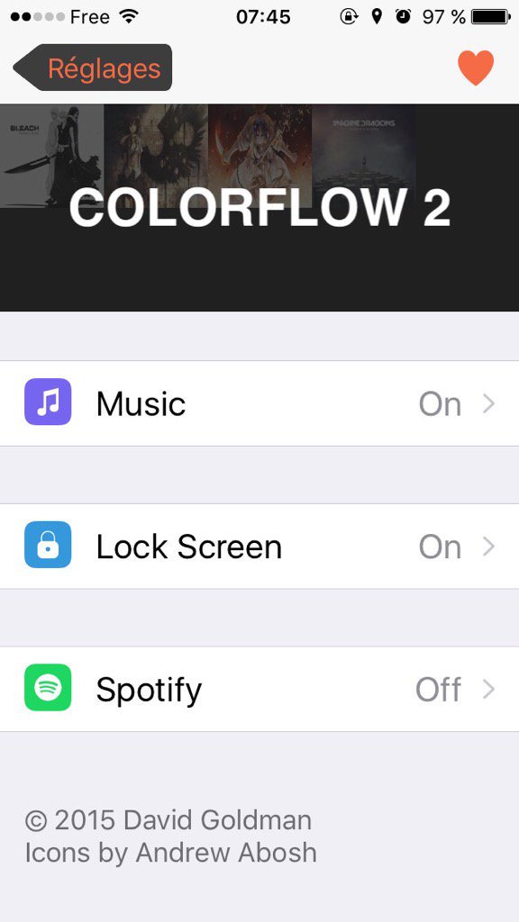 ElebrianADCDL's tweet image. I'm using #ColorFlow2 by @DavidJGoldman to make listening to my music awesome!
Love that tweak 💙