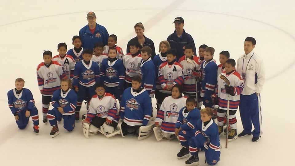 Kdogandjen's tweet photo. Hey @NHL - check out the only US team in the championship bracket #ccmbeijing #hockey #sandiego https://t.co/cM0BoaXABj