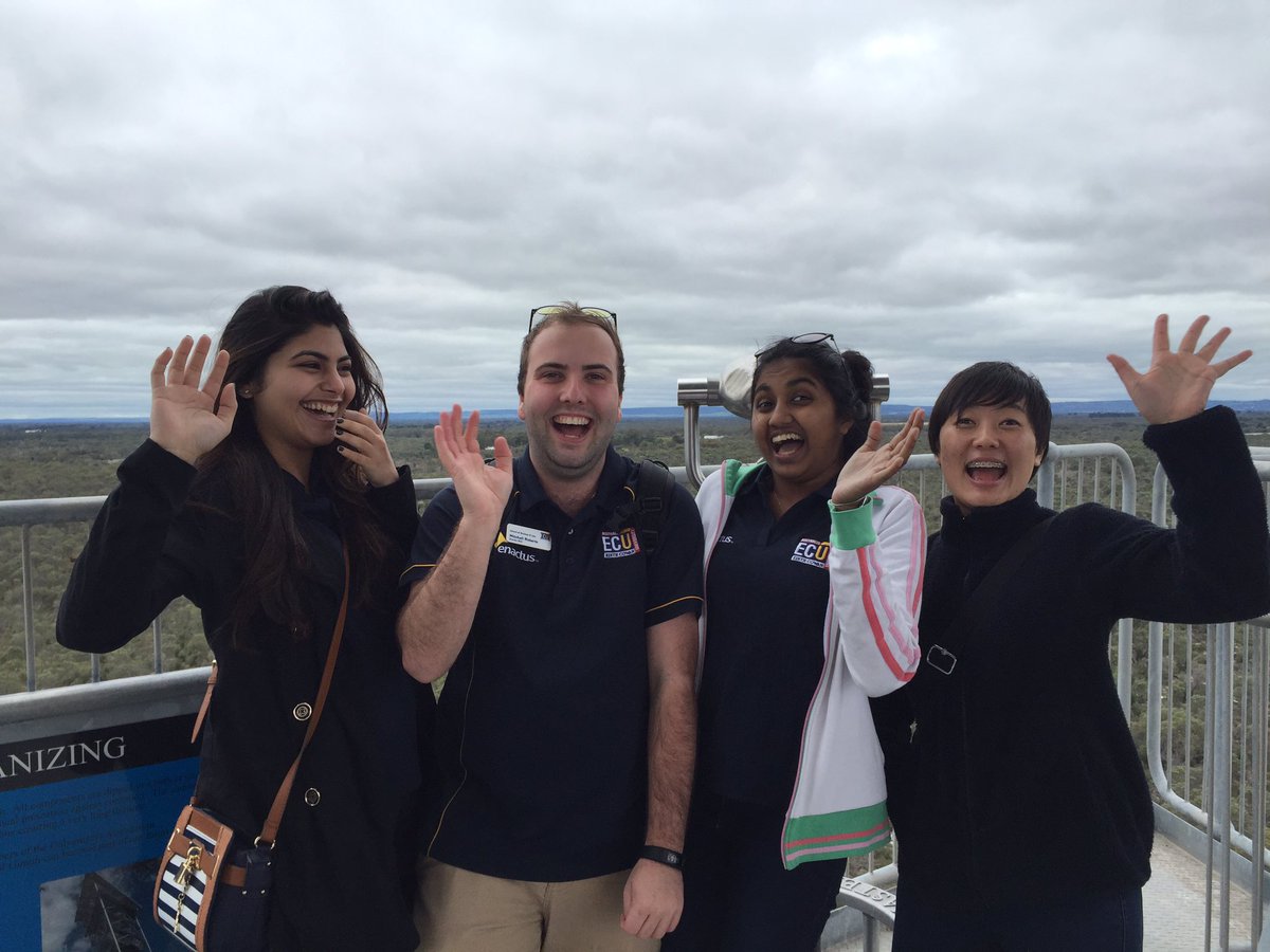 VikHodgson's tweet photo. Hi Oli @wavefromworld 👋🏼waves from Western Australia🇦🇺 @EnactusECU at the @gravitytower @GdcObservatory https://t.co/20IAVRtfiU