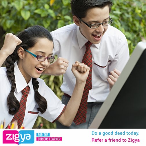excelatschool's tweet image. Zigya for the #curiouslearner