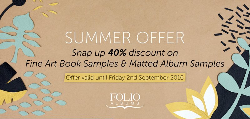 We have an unmissable 40% discount on all our sample albums until 2nd September 2016! bit.ly/22KquD7