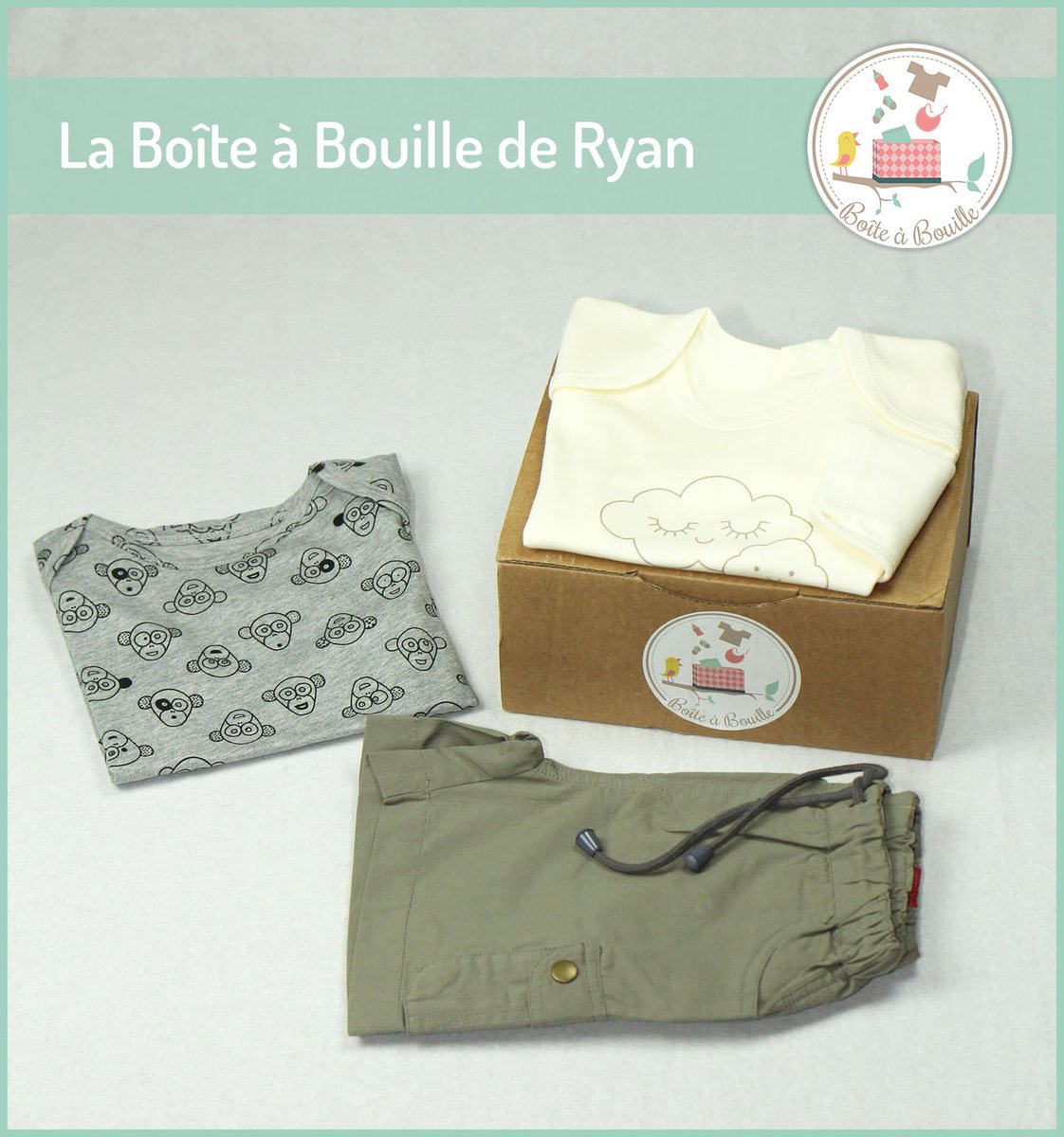 BoiteABouille's tweet photo. #look #bébé du jour: Ryan 12 mois. En @poudreorganic,  @wakamono et @LaQueueDuChat_ 100% #bio ! On aime et vous ?! https://t.co/JsbGIuitzX