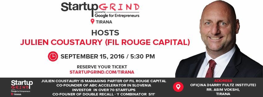 StartupGrindTR's tweet photo. Join us on Sep 15 with Julien Coustaury-Investor (70+ Startups), Co-Founder DoubleRecall (YC11), Fil Rouge Capital. https://t.co/5oxsbOTMr6