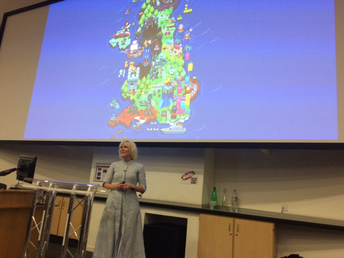digra_fdg2016's tweet photo. @Doctoe Jo Twist takes the floor to talk about the future of the games industry! #digrafdg https://t.co/V6TH4rEAm4