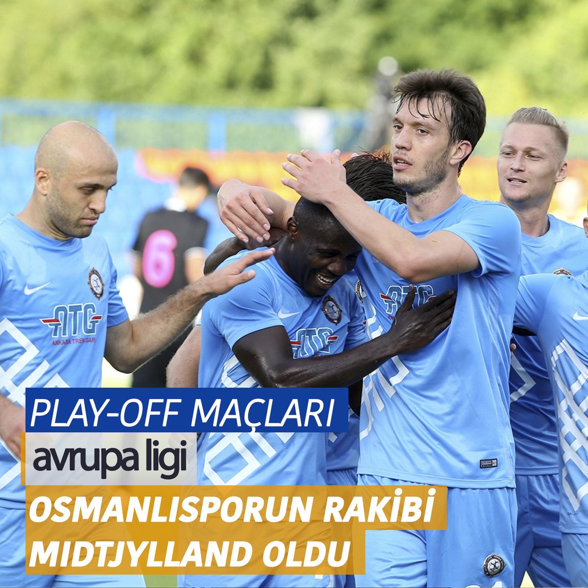 Avrupa Ligi Play-Off turunda Osmanlıspor'un rakibi Mıdtjylland oldu.