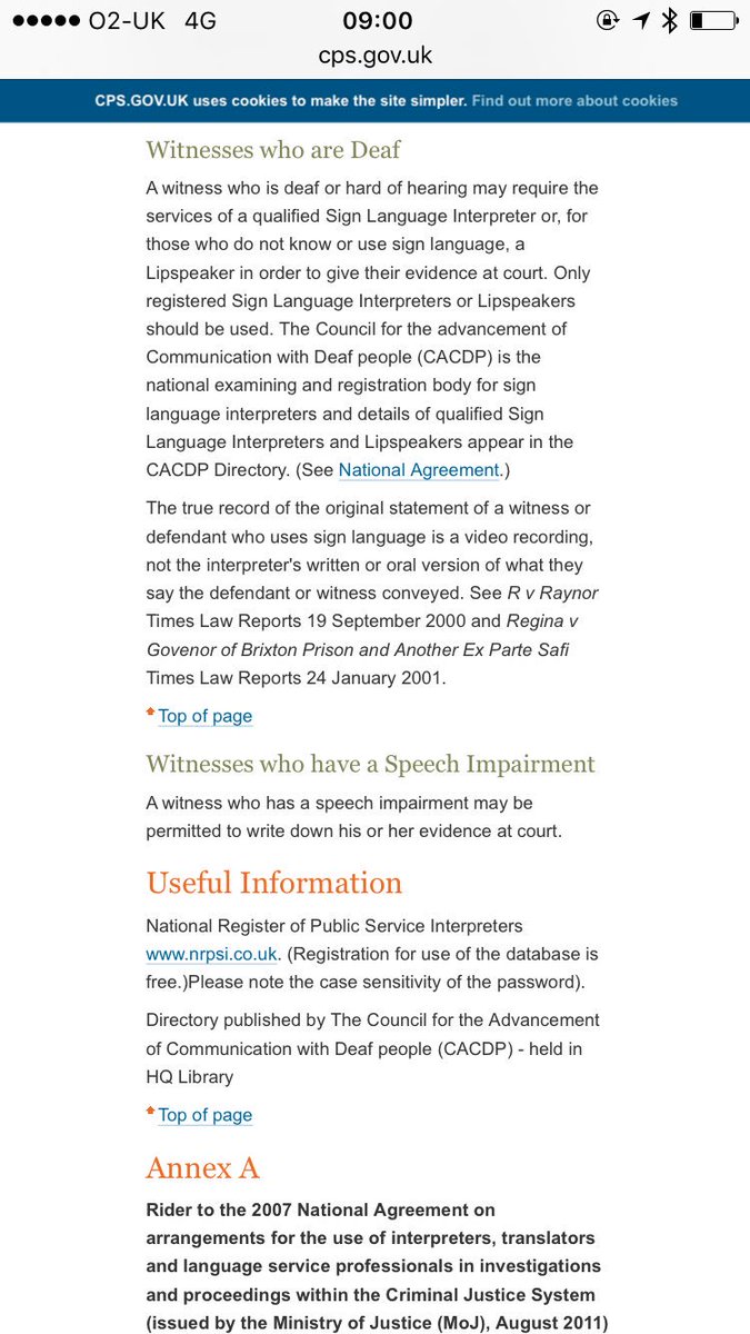 Fantastic to see <a href="/cpsuk/">Crown Prosecution Service</a> recognise that not all deaf people can sign #DeafAware #EqualAccess #Lipreading #Lipspeaker