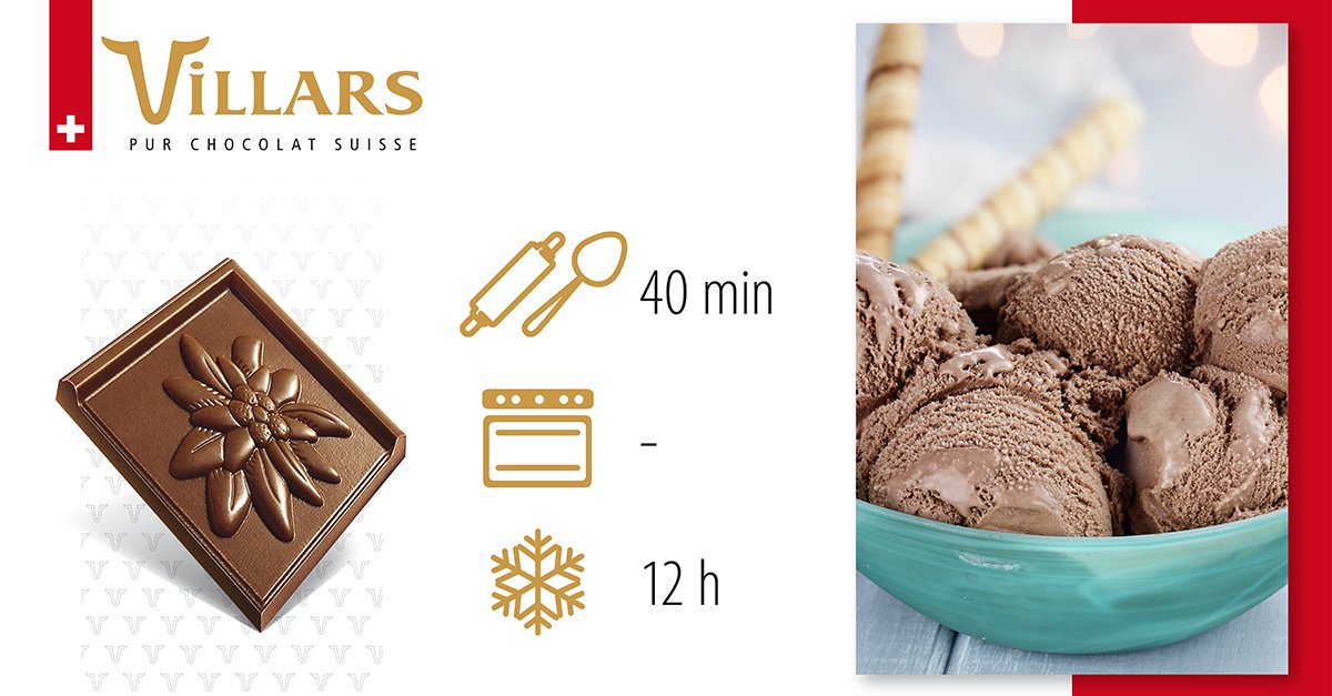 This week, one click to discover our Fusion chocolate ice cream recipe. Enjoy! #TGIF 
shop.chocolat-villars.com/ice-cream.html