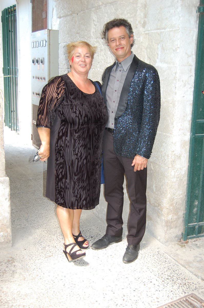PME_Factory's tweet photo. La NOTABILE Gina con FELICE 1984, ovvero Stefano Pesce #taras2050 #pmefactory https://t.co/2ItqXOiSL1