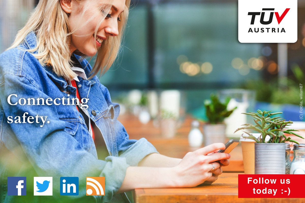 TUVAUSTRIAGroup's tweet photo. #FF #ConnectingSafety: #FB,#LinkedIn & RSS https://t.co/nawM76lT7B, https://t.co/cFCtEoQcTN, https://t.co/mkKgfz16VA https://t.co/1nXdOmVP5l