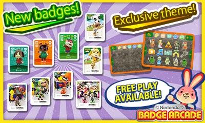 Nintendo Of Europe On Twitter Amiibo Badges Are In Nintendo Badge Arcade Get 2 Free Plays This Weekend 2 More If You Check Back Before 12 08