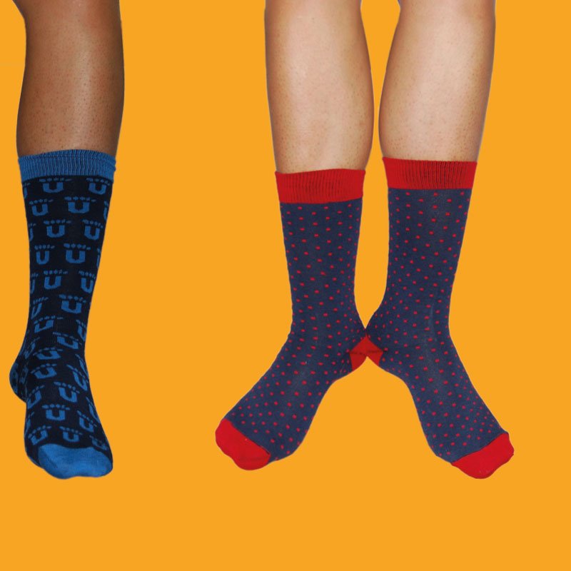 lemonuts's tweet photo. U &amp; Polka
#lemonutssocksrule #lemonuts #socks #calcetines #madeinspain https://t.co/0GZcrY4yCq