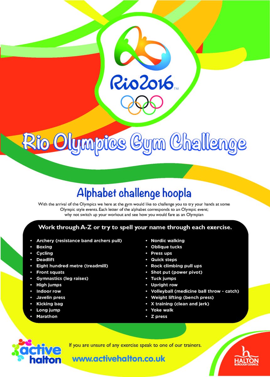 runcornpool's tweet image. With Rio 2016 officially kicking off tonight why don’t you kick start your own Olympic training session! #GOGETGOLD