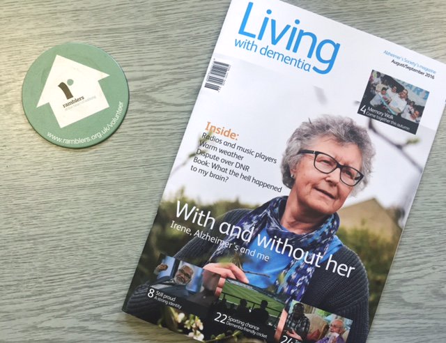 LetsWalkCymru's tweet photo. Great to see LWC in this month's Living with Dementia mag on how nature aids both mental and physical wellbeing https://t.co/g0h3WX8bpS