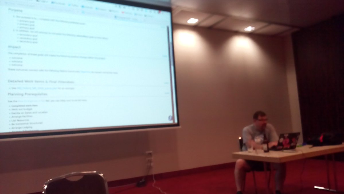 RoveringUnicorn's tweet photo. A very interesting and important talk about budget.
#flocktofedora #flock #fedora #firstflock https://t.co/BHWZpND52r