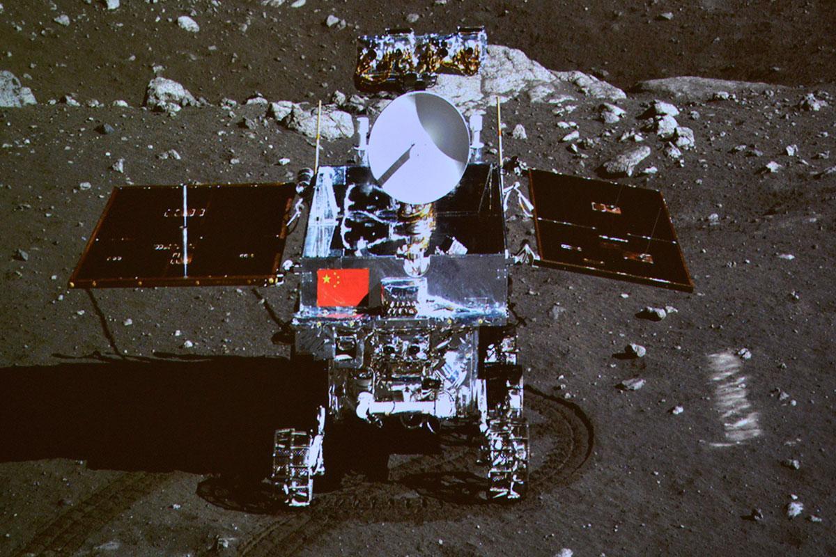 newscientist's tweet photo. China’s Jade Rabbit moon rover dead after 31 months on surface https://t.co/XcJrmipsBg https://t.co/tpaSSo8oEc
