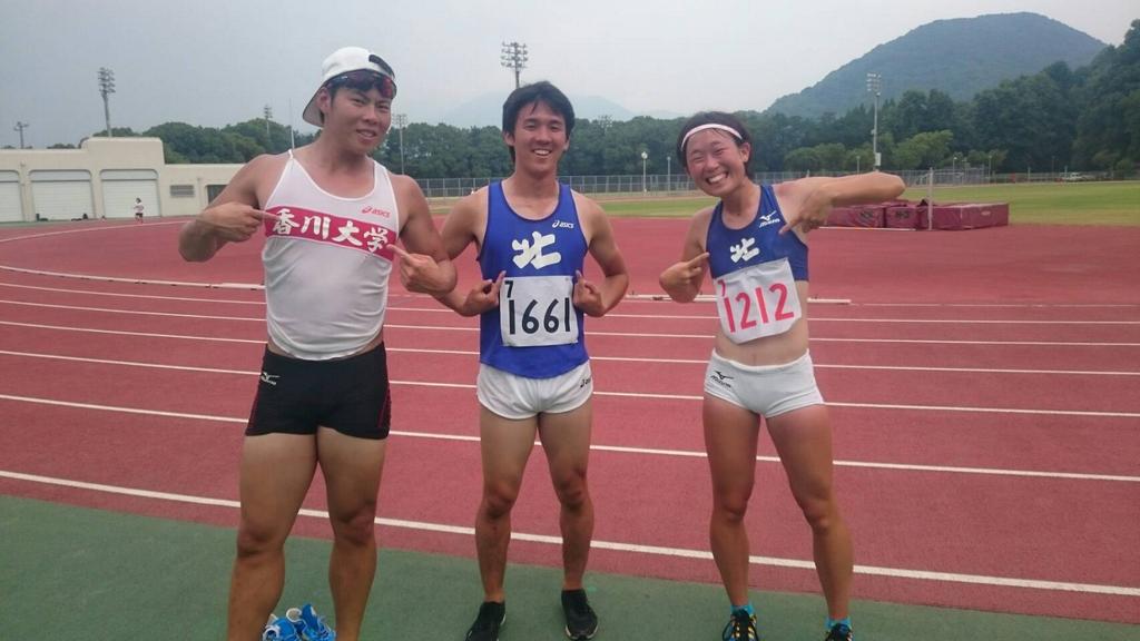 2016香川大学生陸上選手権大会全競技が終了しました。総合優勝は松原