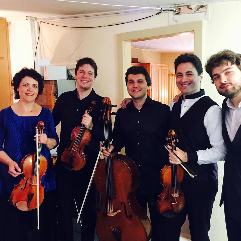 violinchannel's tweet photo. Chamber music making @VerbierFestival We have Mozart, Shostakovich & a Serguei Taneiev quintet. Bravo! #VCBackStage https://t.co/bZM50KFkYn