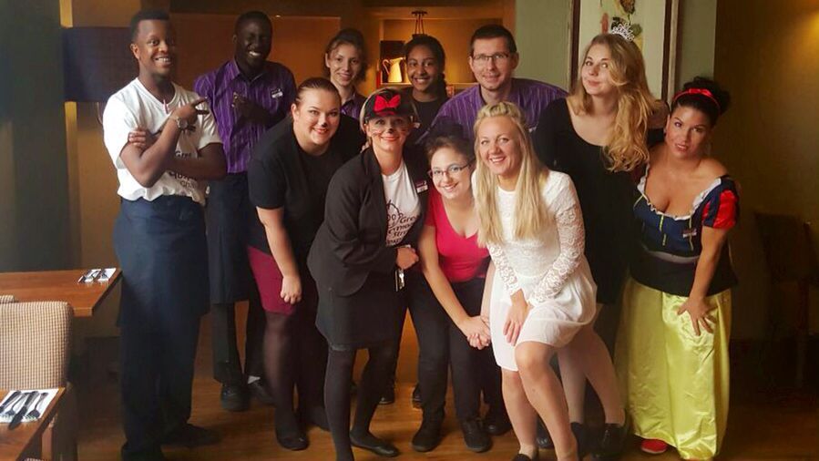 Disney day to <a href="/GreatOrmondSt/">Great Ormond Street Hospital for Children</a>! <a href="/ParikZalaWHR/">Parik Zala</a> <a href="/shantanu_tare/">Shantanu Tare</a> <a href="/DeSantanka/">Carlos De Santana</a> <a href="/gary_villiers/">Gary De Villiers</a> <a href="/placemadebyyou/">A Place Made By You</a> @airportsmiles