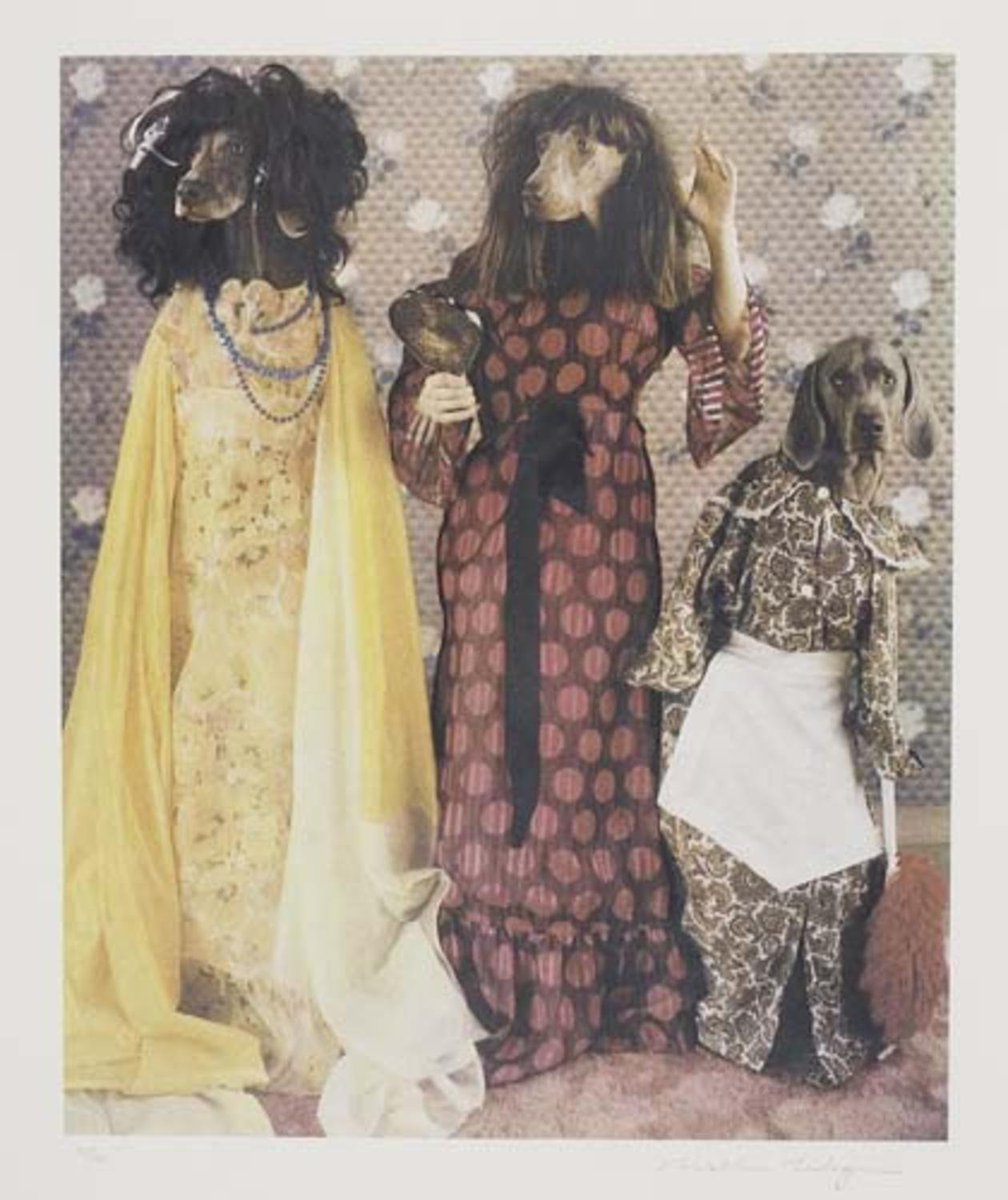 wegman_william's tweet photo. Step Sisters, 17×20in, Sold for $960 USD #williamwegman https://t.co/2SDvj7e0Bq https://t.co/3WqmCTv2Vo