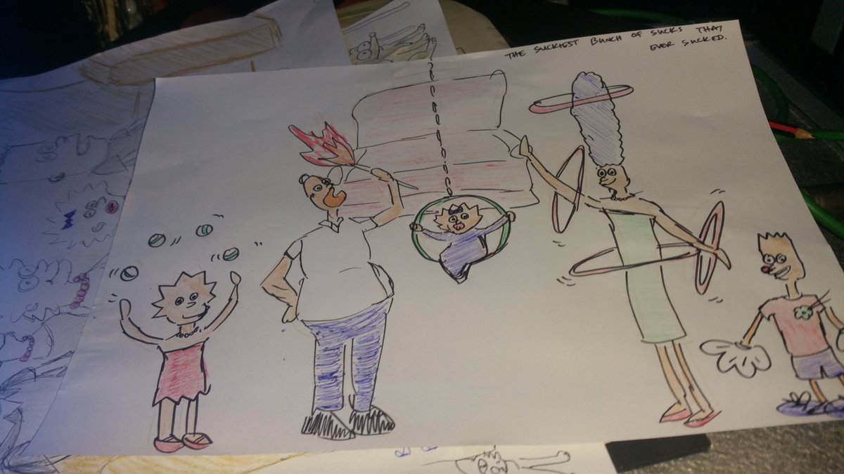 BeerKatPub's tweet photo. An example of some of the fine art produced by our Simpsons quizzers last night! Nicely done :) #tinyrebeltime https://t.co/bRSN2hz8ps