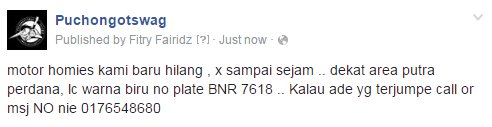 puchongotswag's tweet photo. sebarkan!
#puchong #wargapuchong #putraperdana #puchongperdana #puchongutama #bukitpuchong #PDRM https://t.co/jQGgBO4cpV