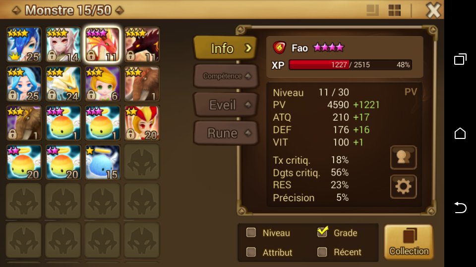 _Istholx_'s tweet photo. Après 2 jours de jeu, plutôt content de mon avancée ! Je commence déjà à monter Shannon &amp; Colleen :) #SummonersWar https://t.co/HgkWbqAhub