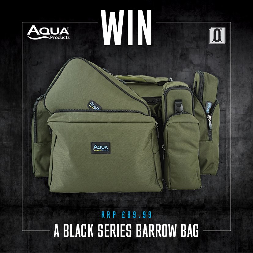 Win an Aqua Black Series Barrow Bag! RRP £89.99! Follow <a href="/Aqua_Products/">Aqua Products</a> &amp; <a href="/carpology/">CARPology</a> then RT! Winner announced 15/8