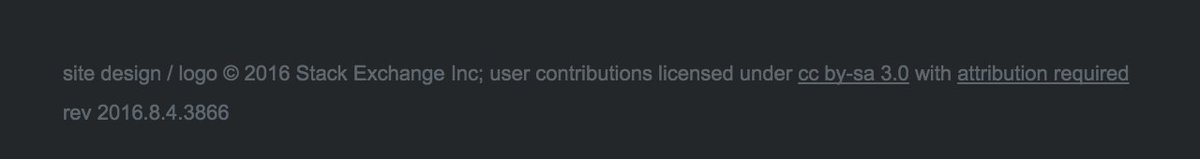 Nick_Craver's tweet photo. A daily screenshot from the Stack Overflow codebase (build number/version on every page - helps debug). #StackCode https://t.co/eJilZZoIjt