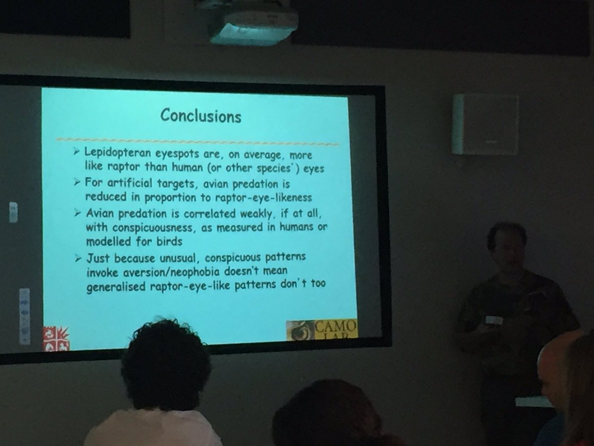 Innes Cuthill presents a machine learning approach to understanding whether eyespots work by mimicking eyes #colsci