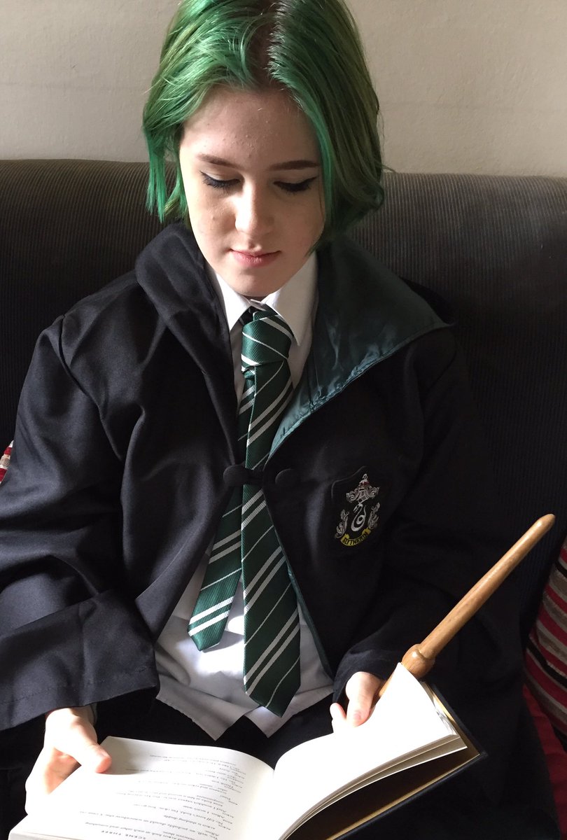 SueWhatmore's tweet photo. @scottishtomes Harry Potter and the Cursed Child - Slytherin Rules https://t.co/0dKH9sz08I