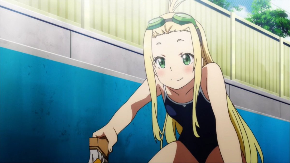 社畜になったおいなりさん V Tvittere この美5話視聴 プール掃除の話しすごい青春してて好きだった 宇佐美さんの水着姿見たかったなー コレットスク水似合いすぎてる コレットと宇佐美さんほんと可愛い Konobi この美 この美術部には問題がある