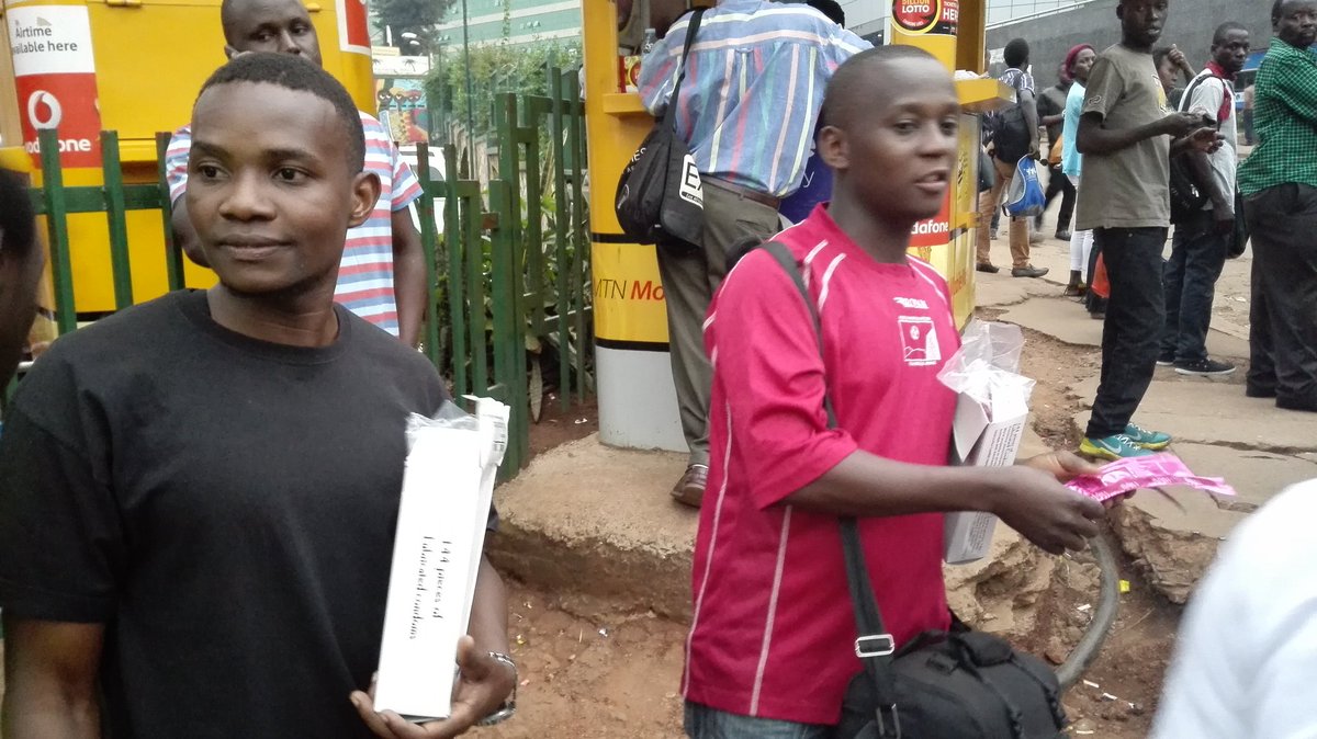 IcebreakersUG's tweet photo. We are promoting safer sex on the streets of Kampala. Giving out both male and female condoms. #PrideUg2016 https://t.co/v1XSXVW8nv